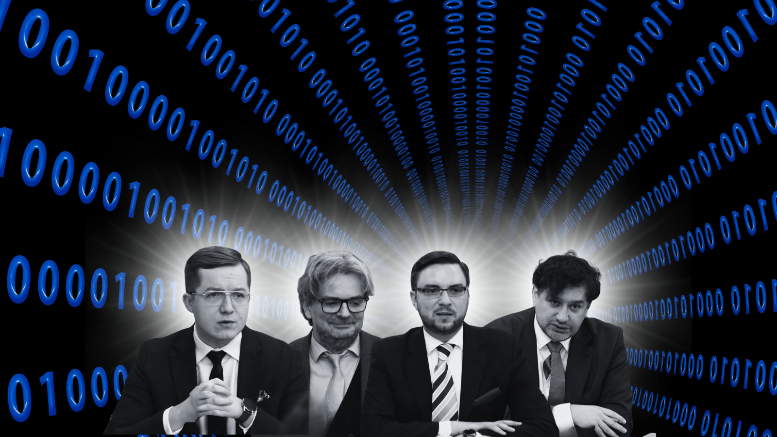 Grafika ze zdjęciami kandydatów na Prezesa UODO