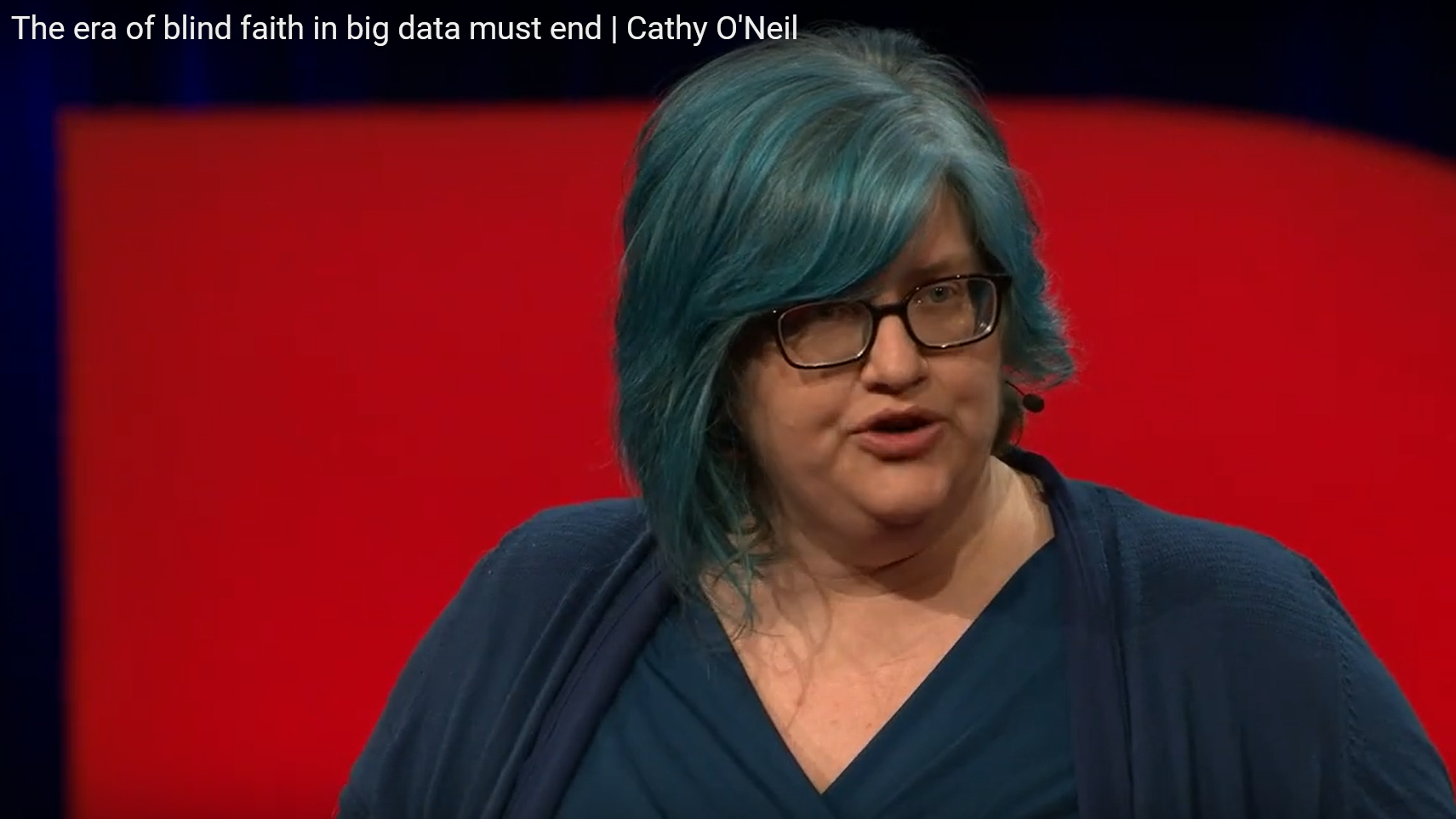 Cathy O'Neil na Ted Talk