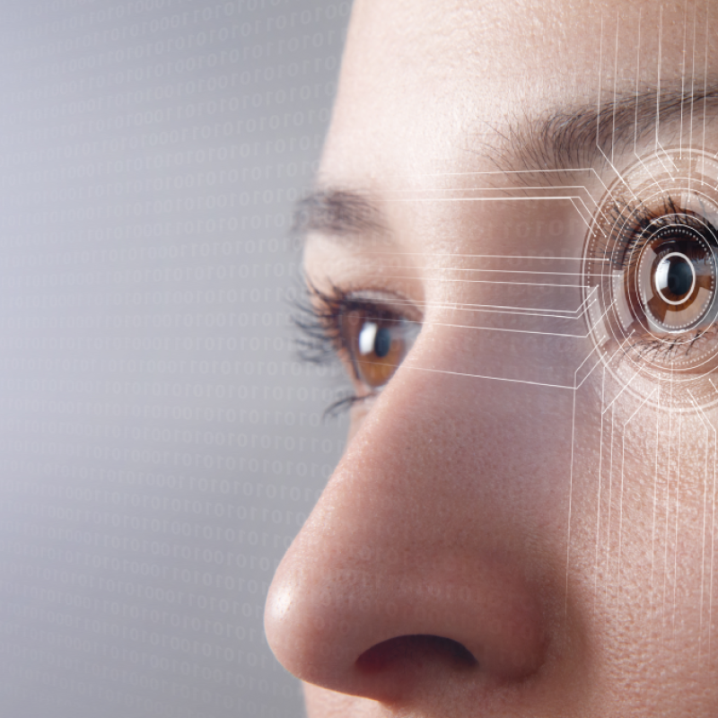 Zdjęcie twarzy kobiety